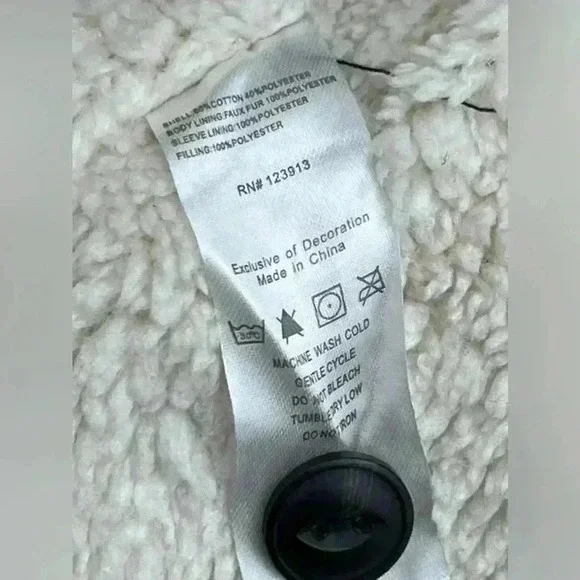 Jachs New York Sherpa Lined Blue, brn and Black Plaid Flannel Shacket NWT Sz.XXL - Picture 4 of 8